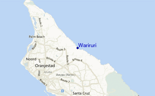 mappa di localizzazione di Wariruri