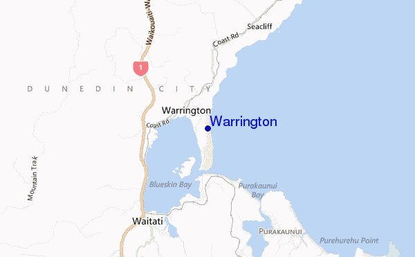 mappa di localizzazione di Warrington