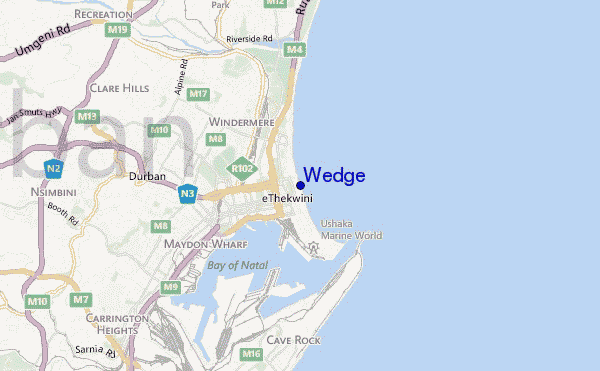 mappa di localizzazione di Wedge