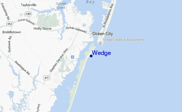 mappa di localizzazione di Wedge
