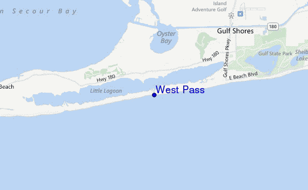 mappa di localizzazione di West Pass
