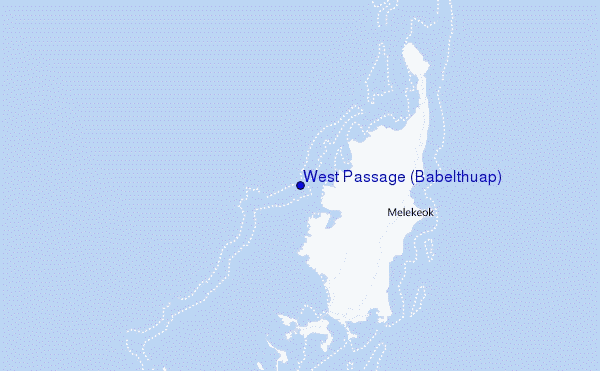 West Passage (Babelthuap) Location Map