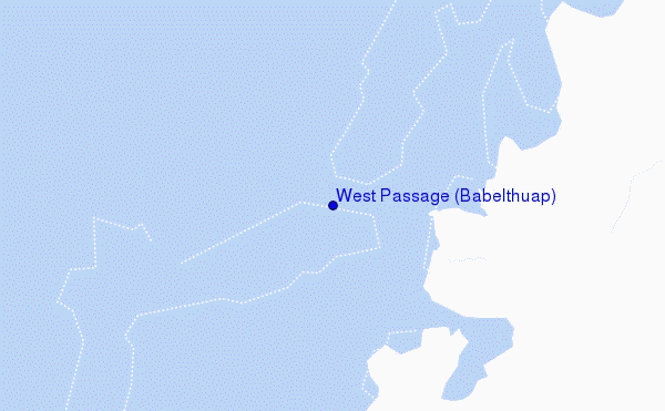 mappa di localizzazione di West Passage (Babelthuap)
