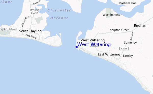 mappa di localizzazione di West Wittering