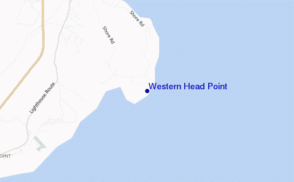 mappa di localizzazione di Western Head Point