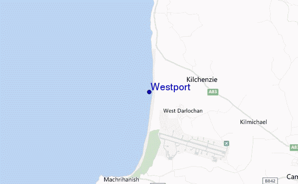 mappa di localizzazione di Westport