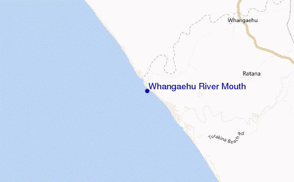 mappa di localizzazione di Whangaehu River Mouth