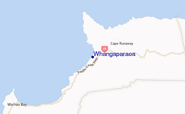 mappa di localizzazione di Whangaparaoa