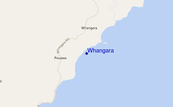 mappa di localizzazione di Whangara
