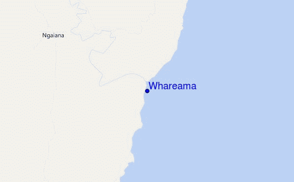 mappa di localizzazione di Whareama