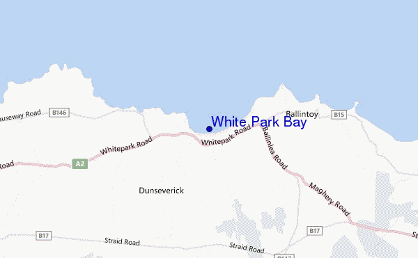 mappa di localizzazione di White Park Bay