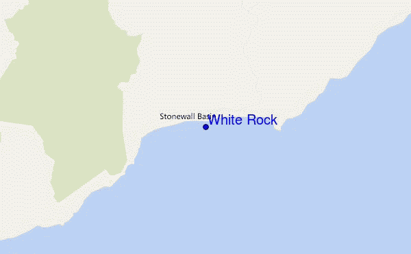 mappa di localizzazione di White Rock