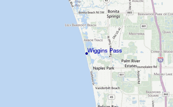 mappa di localizzazione di Wiggins Pass