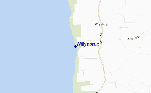 mappa di localizzazione di Willyabrup