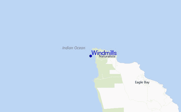 mappa di localizzazione di Windmills