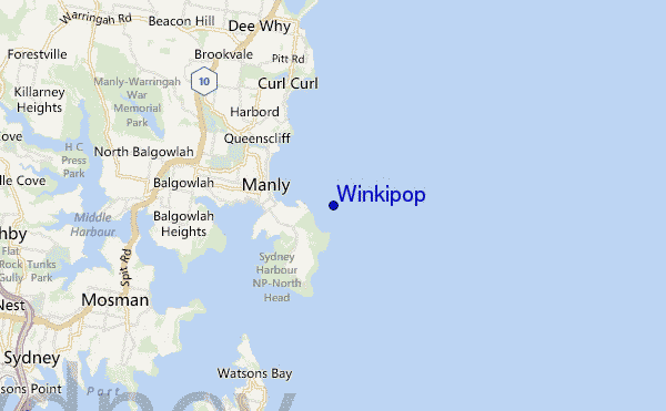 mappa di localizzazione di Winkipop