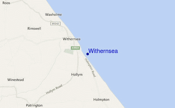 mappa di localizzazione di Withernsea