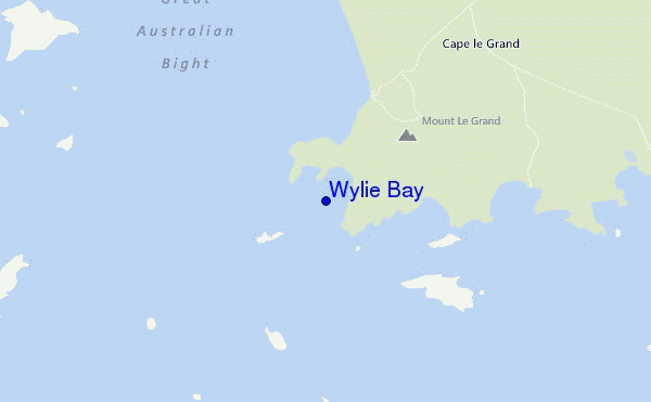 mappa di localizzazione di Wylie Bay