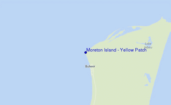 mappa di localizzazione di Moreton Island - Yellow Patch