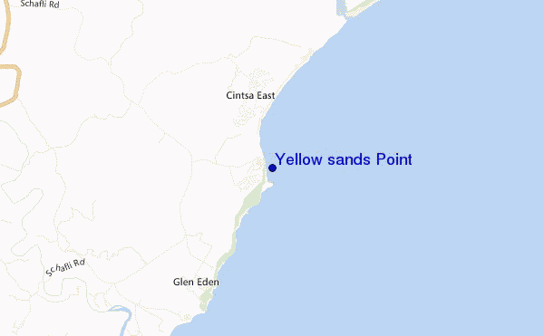 mappa di localizzazione di Yellow sands Point
