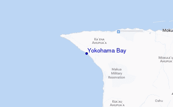 mappa di localizzazione di Yokohama Bay