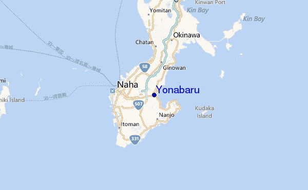 Yonabaru Location Map