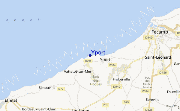 mappa di localizzazione di Yport