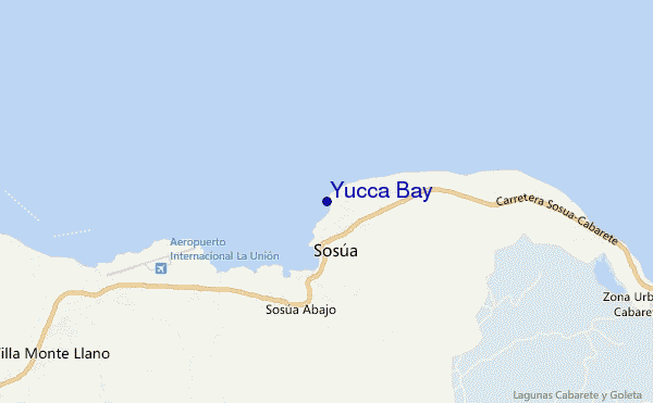 mappa di localizzazione di Yucca Bay