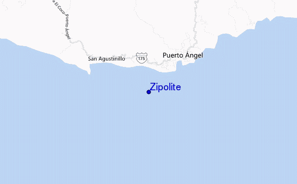 mappa di localizzazione di Zipolite