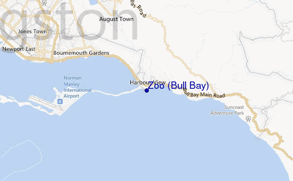 mappa di localizzazione di Zoo (Bull Bay)