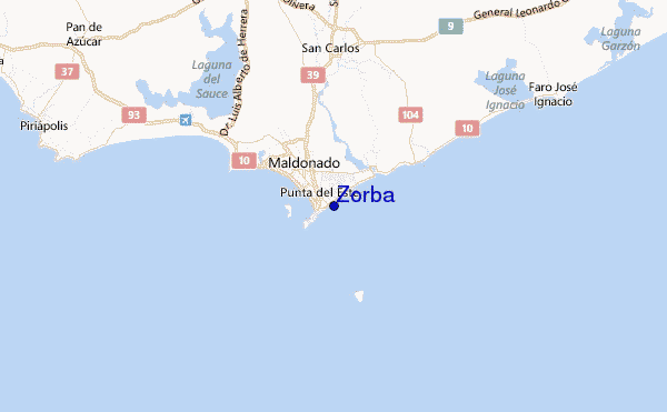 Zorba Location Map