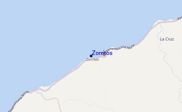 mappa di localizzazione di Zorritos