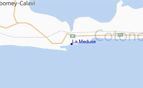 mappa di localizzazione di La Meduse