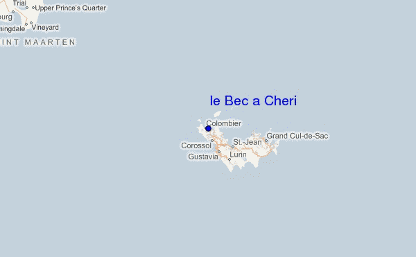 mappa di localizzazione di le Bec a Cheri