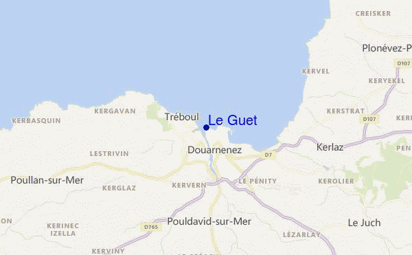 mappa di localizzazione di Le Guet