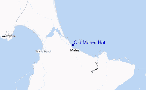 mappa di localizzazione di Old Man's Hat