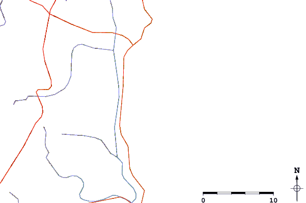 Strade e fiumi intorno Anaura Bay
