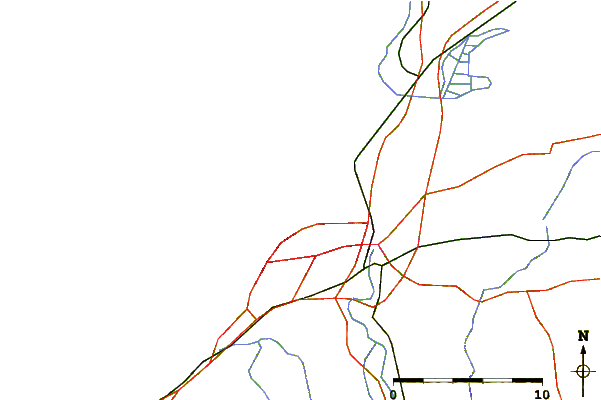 Strade e fiumi intorno Anglet - Les Dunes