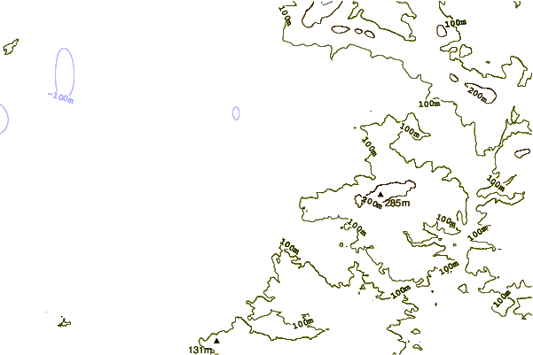 shoreline intorno Baie de Douarnenez