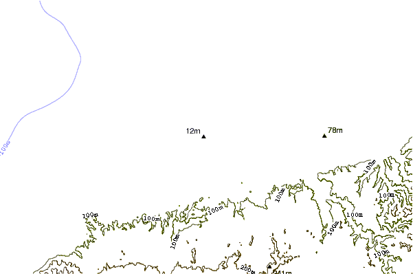 shoreline intorno Bell Block Reef