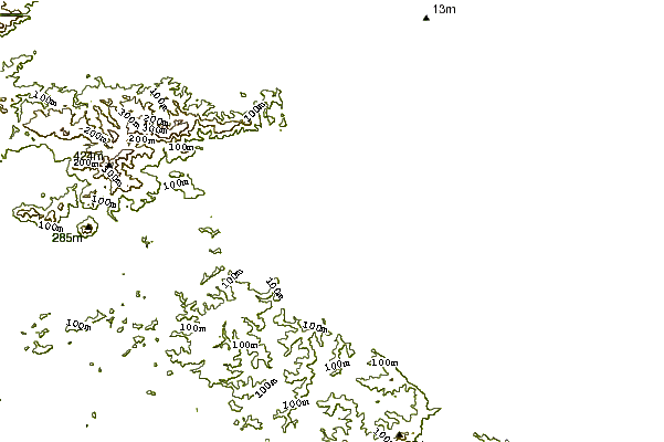 shoreline intorno Black Swamp
