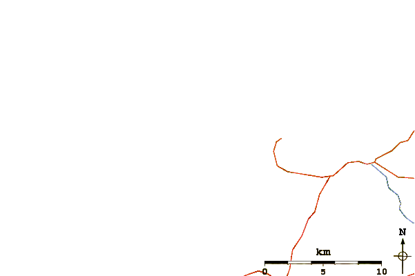 Strade e fiumi intorno Boobys