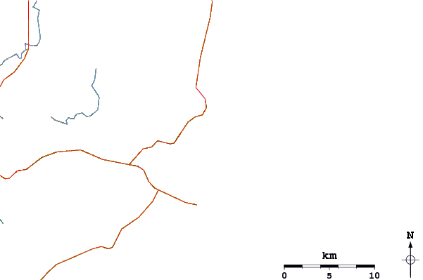 Strade e fiumi intorno Boomerang Beach (South)