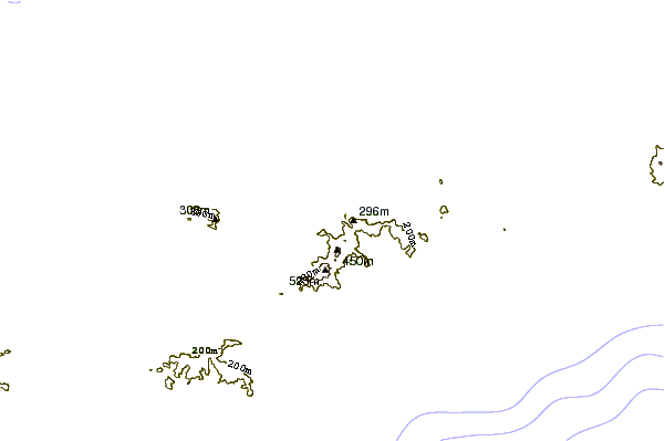 shoreline intorno Brewers Bay