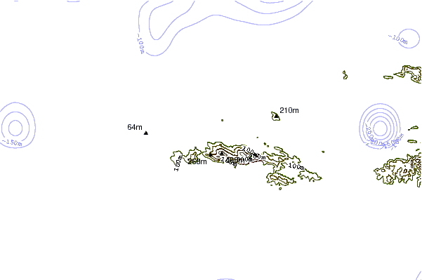 shoreline intorno Caret Bay