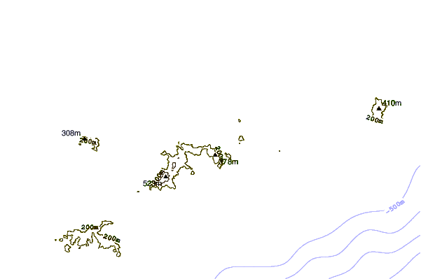 shoreline intorno Carot Bay