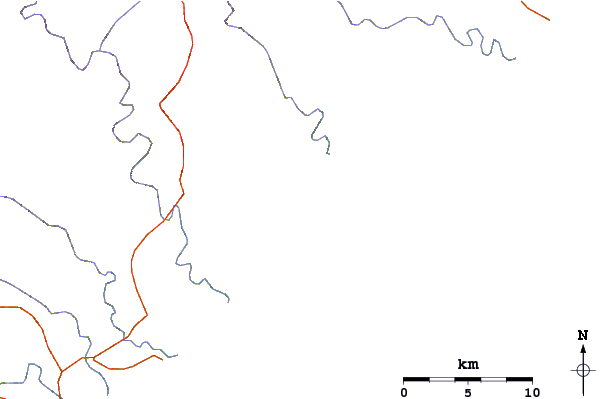 Strade e fiumi intorno Cintsa West