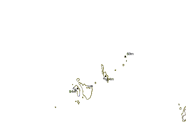 shoreline intorno Cliad Bay (Coll)