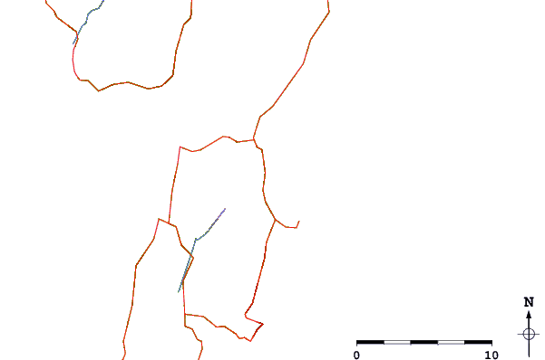 Strade e fiumi intorno Bruny Island - Coal Point