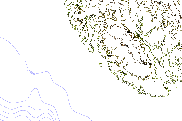 shoreline intorno Davenport Landing